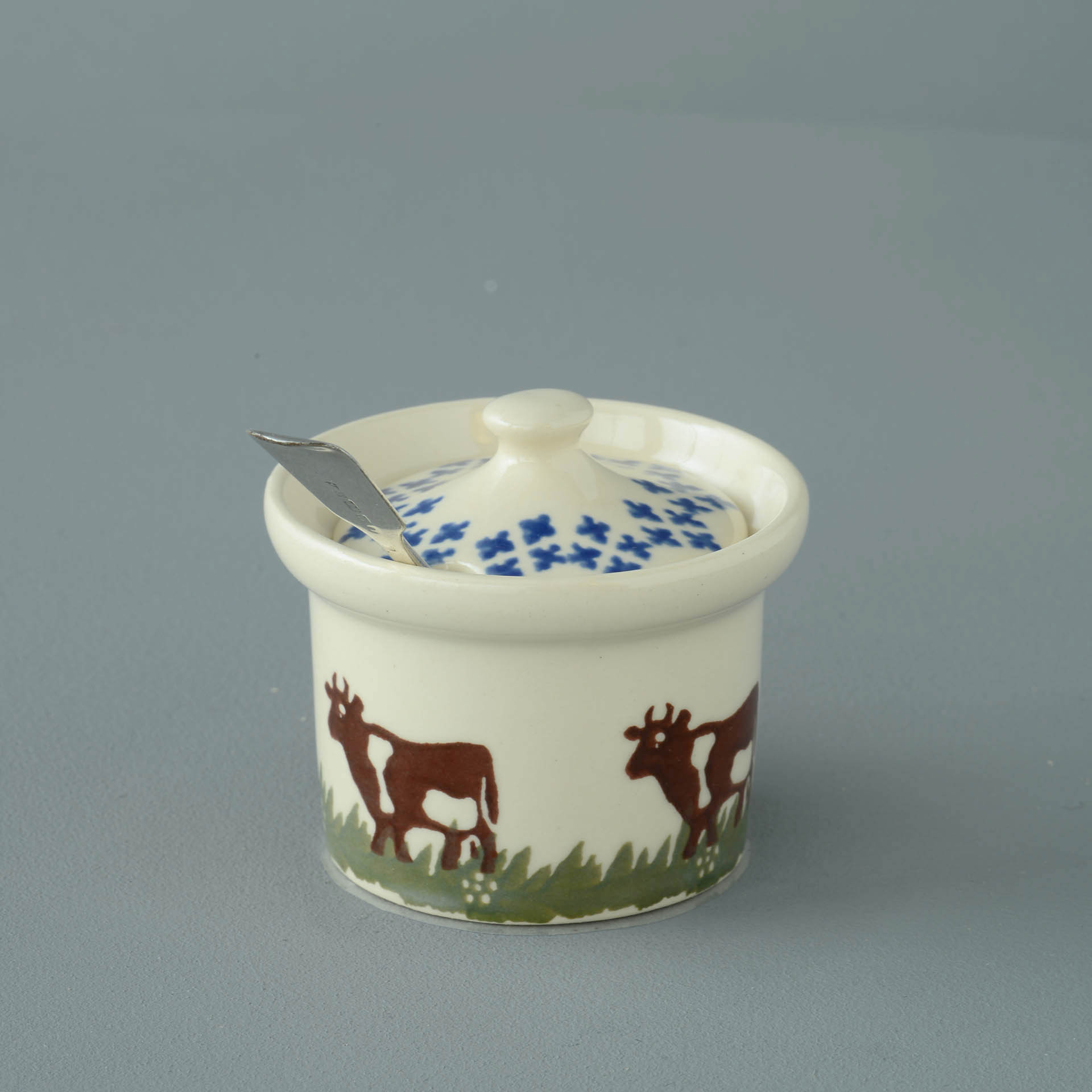 Cow Mustard Pot