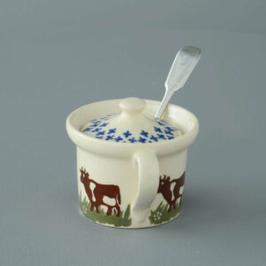 Cow Mustard Pot