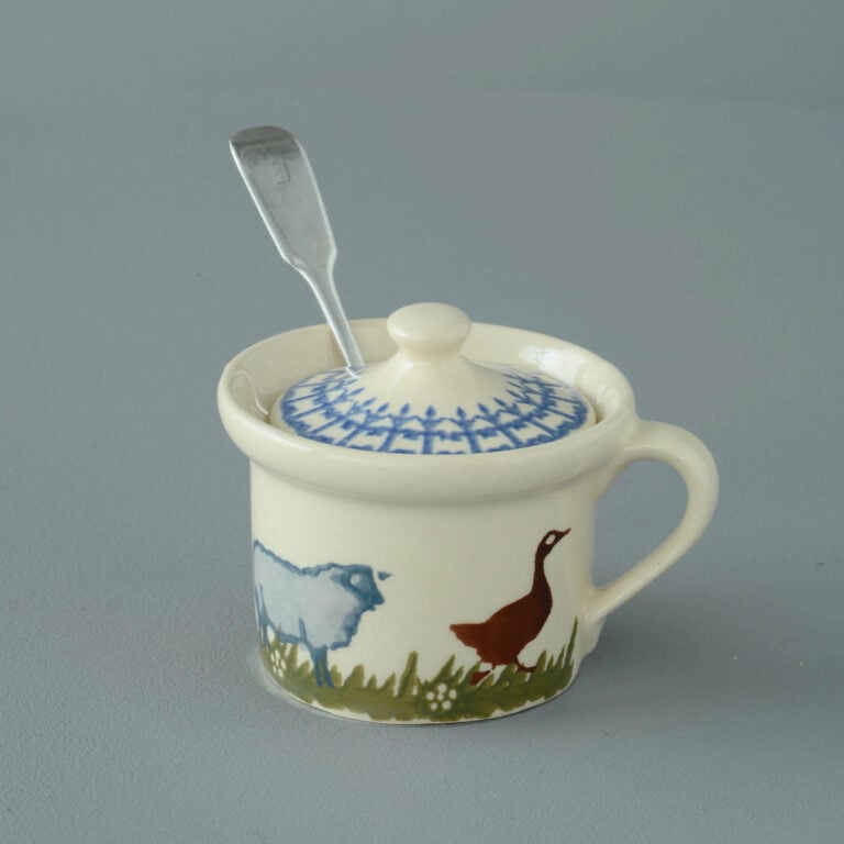 Farm Animal Mustard Pot