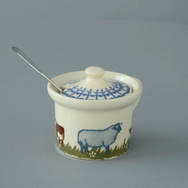 Farm Animal Mustard Pot