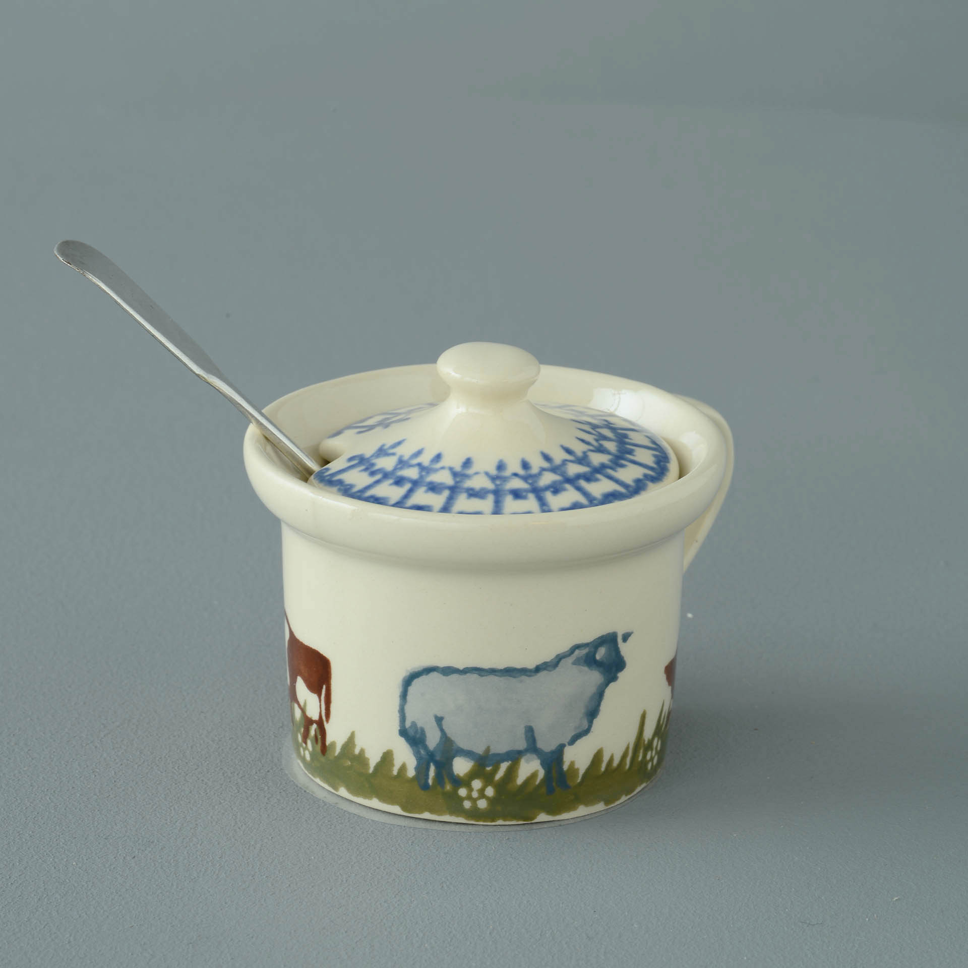 Farm Animal Mustard Pot