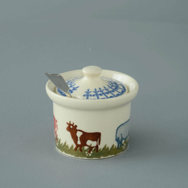 Farm Animal Mustard Pot