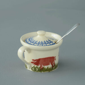 Farm Animal Mustard Pot