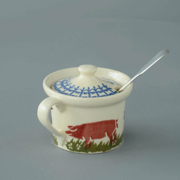 Farm Animal Mustard Pot