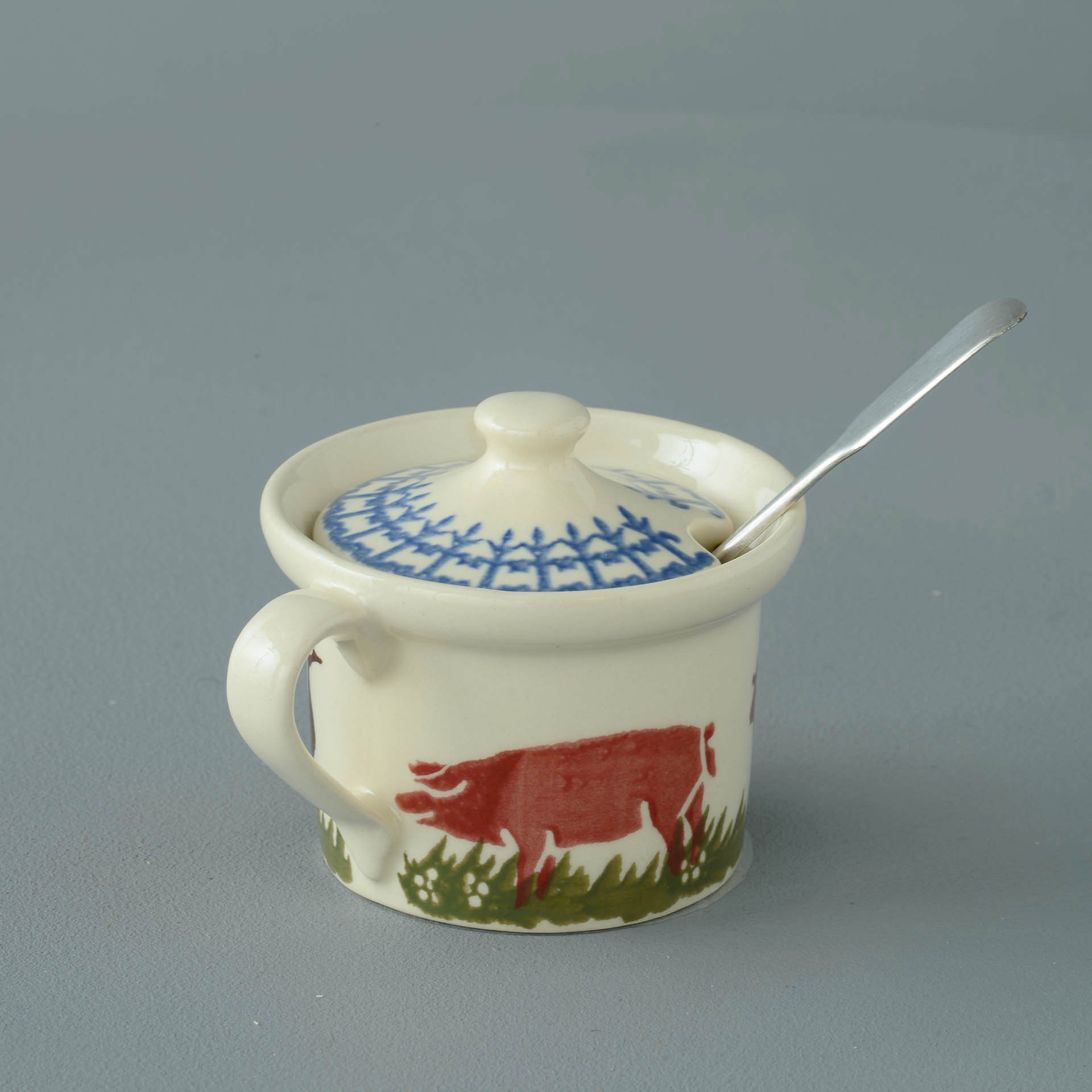 Farm Animal Mustard Pot