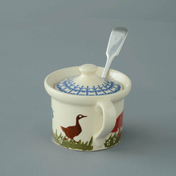 Farm Animal Mustard Pot