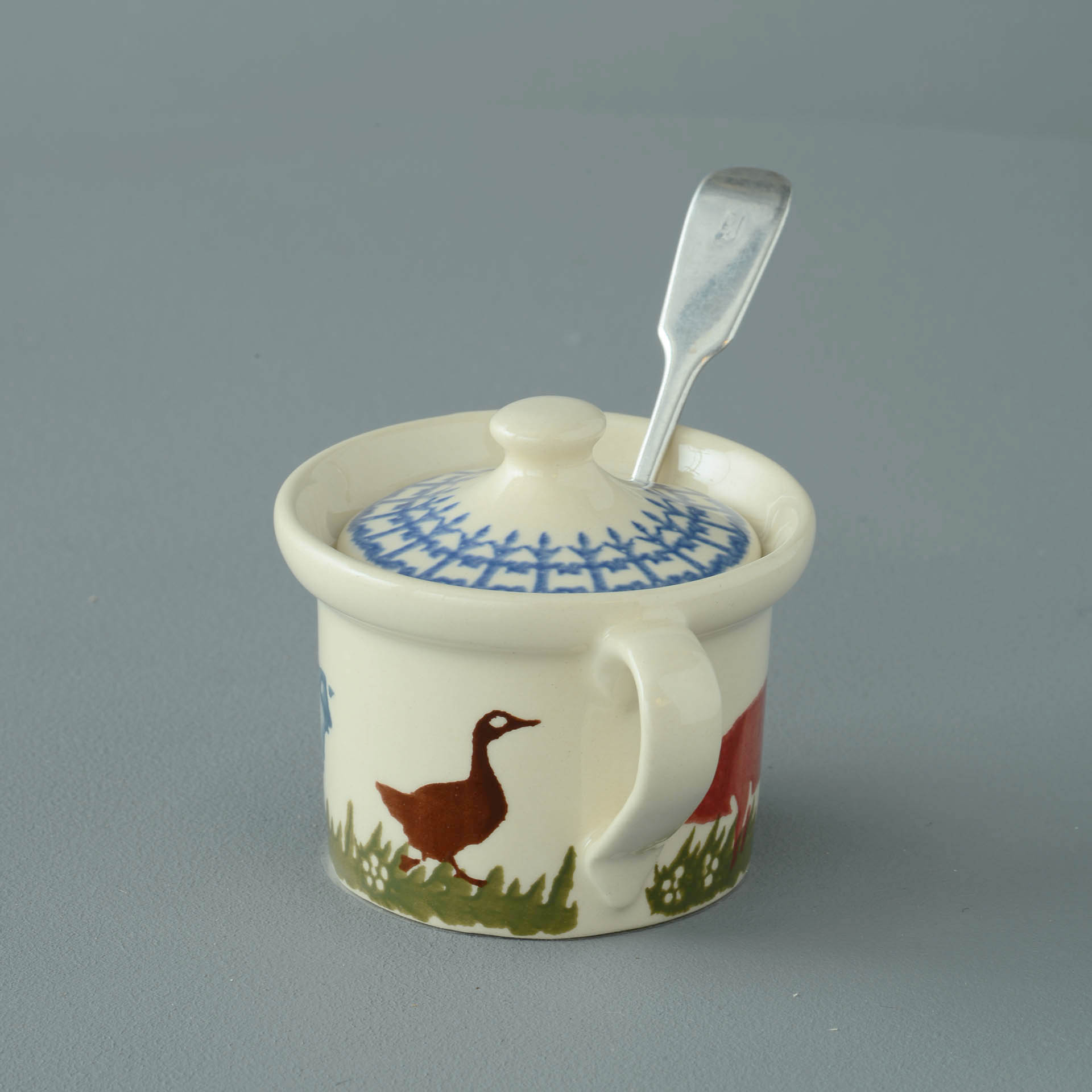 Farm Animal Mustard Pot