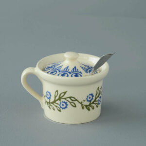 Floral Garland Mustard Pot