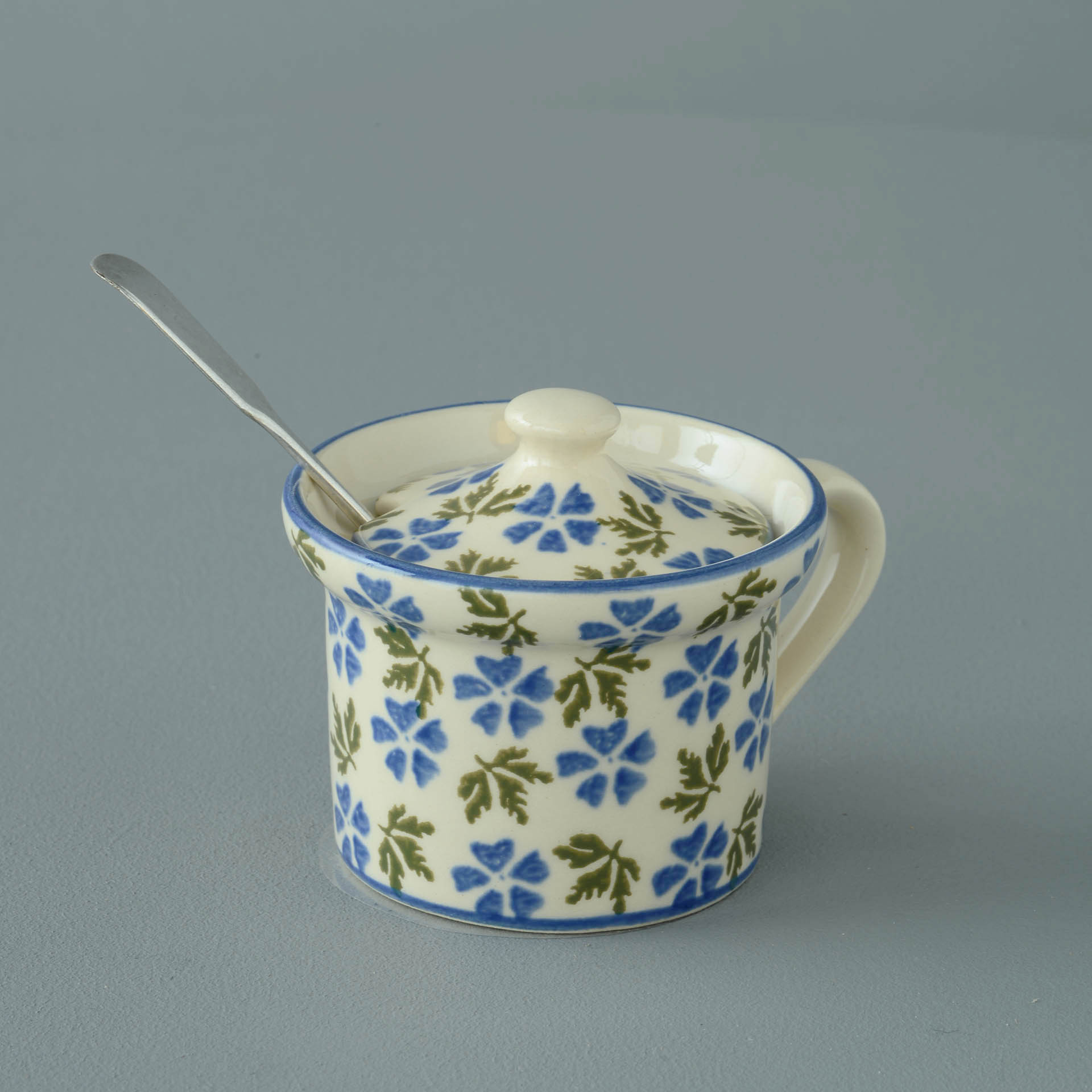 Geranium Mustard Pot