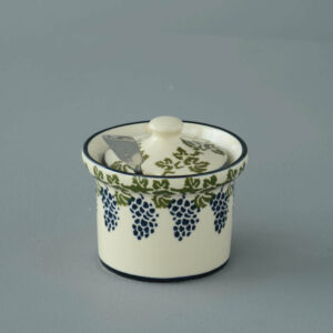 Grapes And Vine Mustard Pot