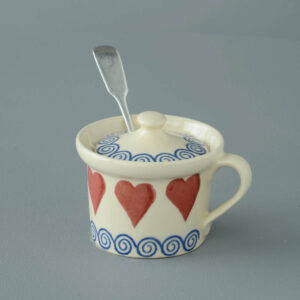 Heart Mustard Pot