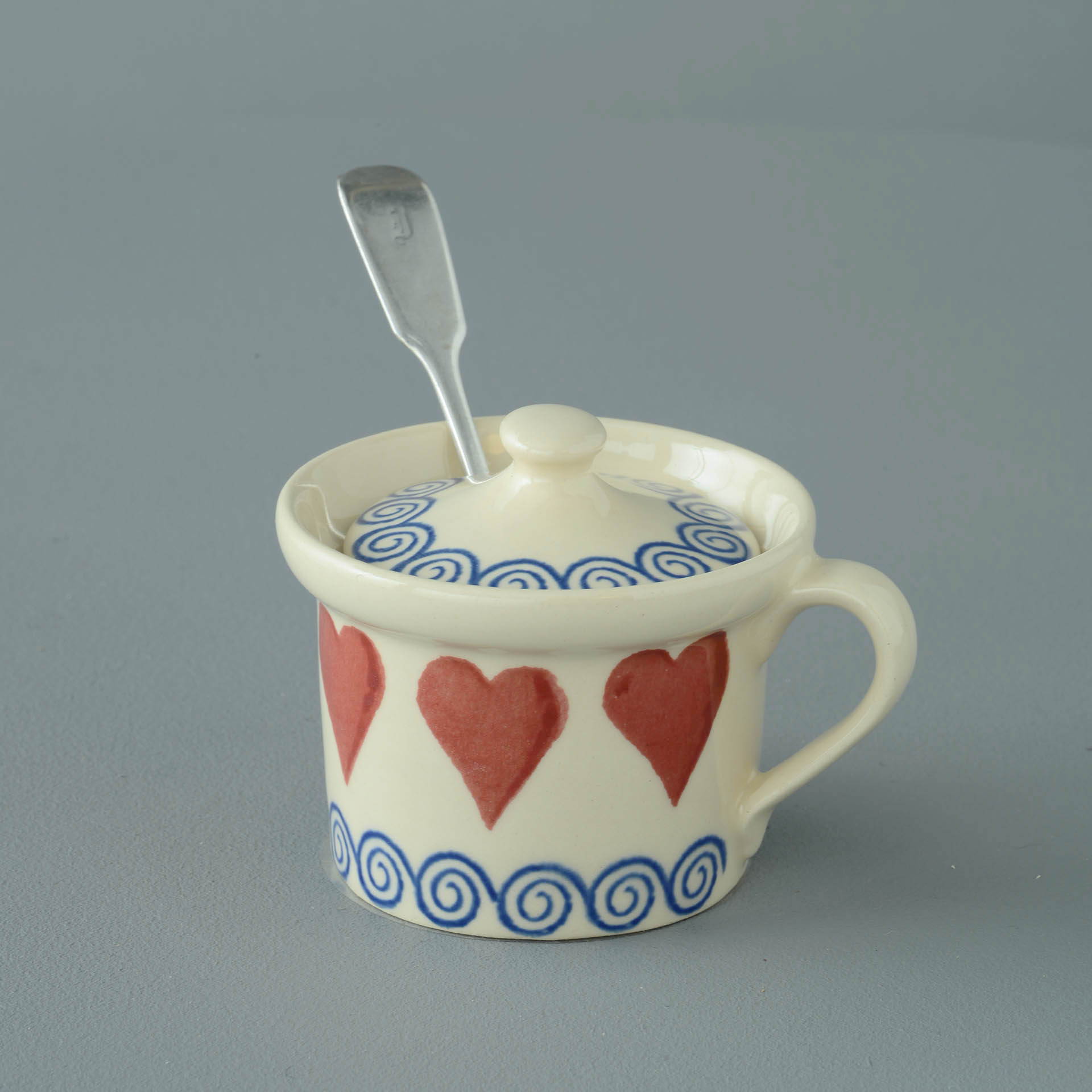 Heart Mustard Pot