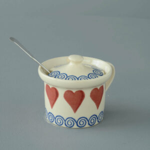 Heart Mustard Pot