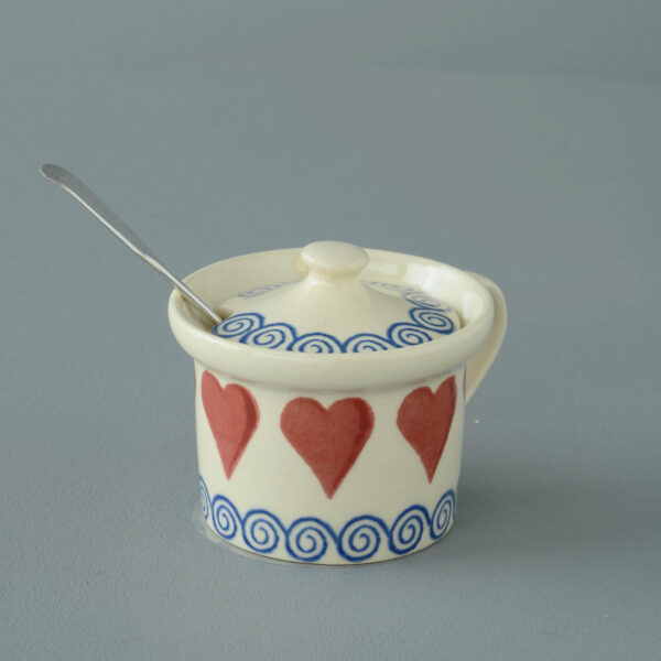 Heart Mustard Pot