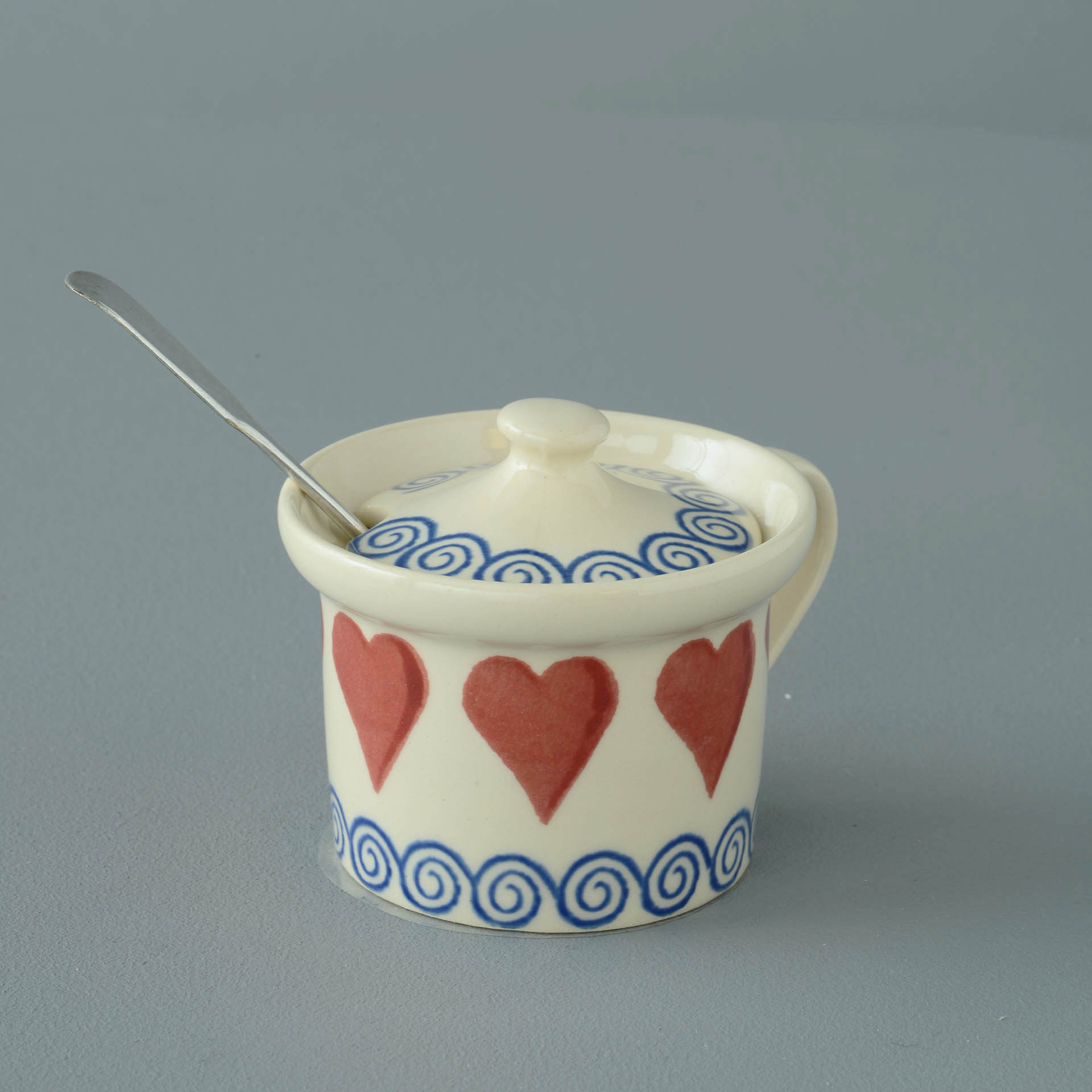 Heart Mustard Pot