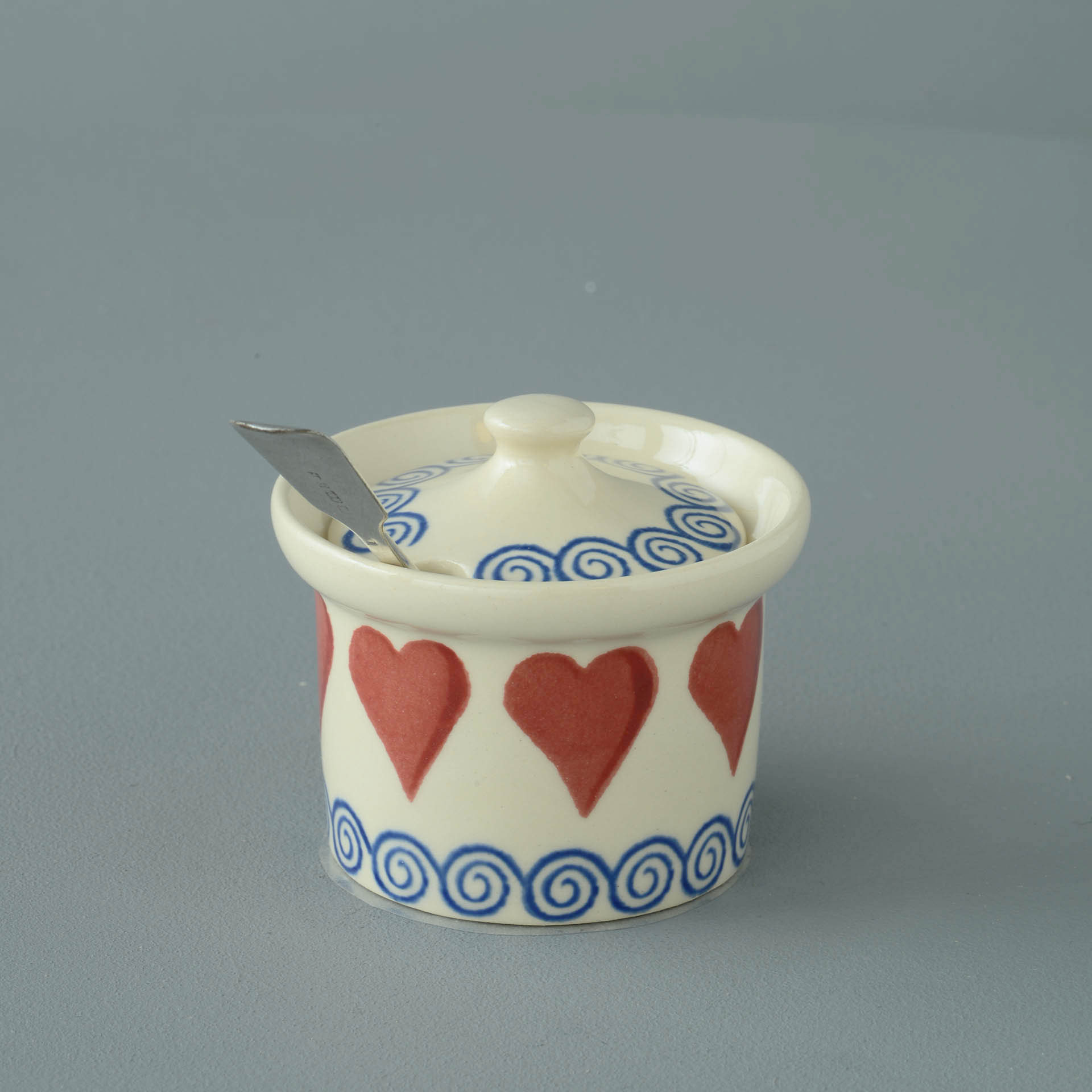 Heart Mustard Pot