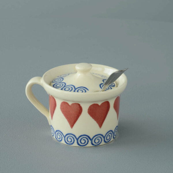 Heart Mustard Pot