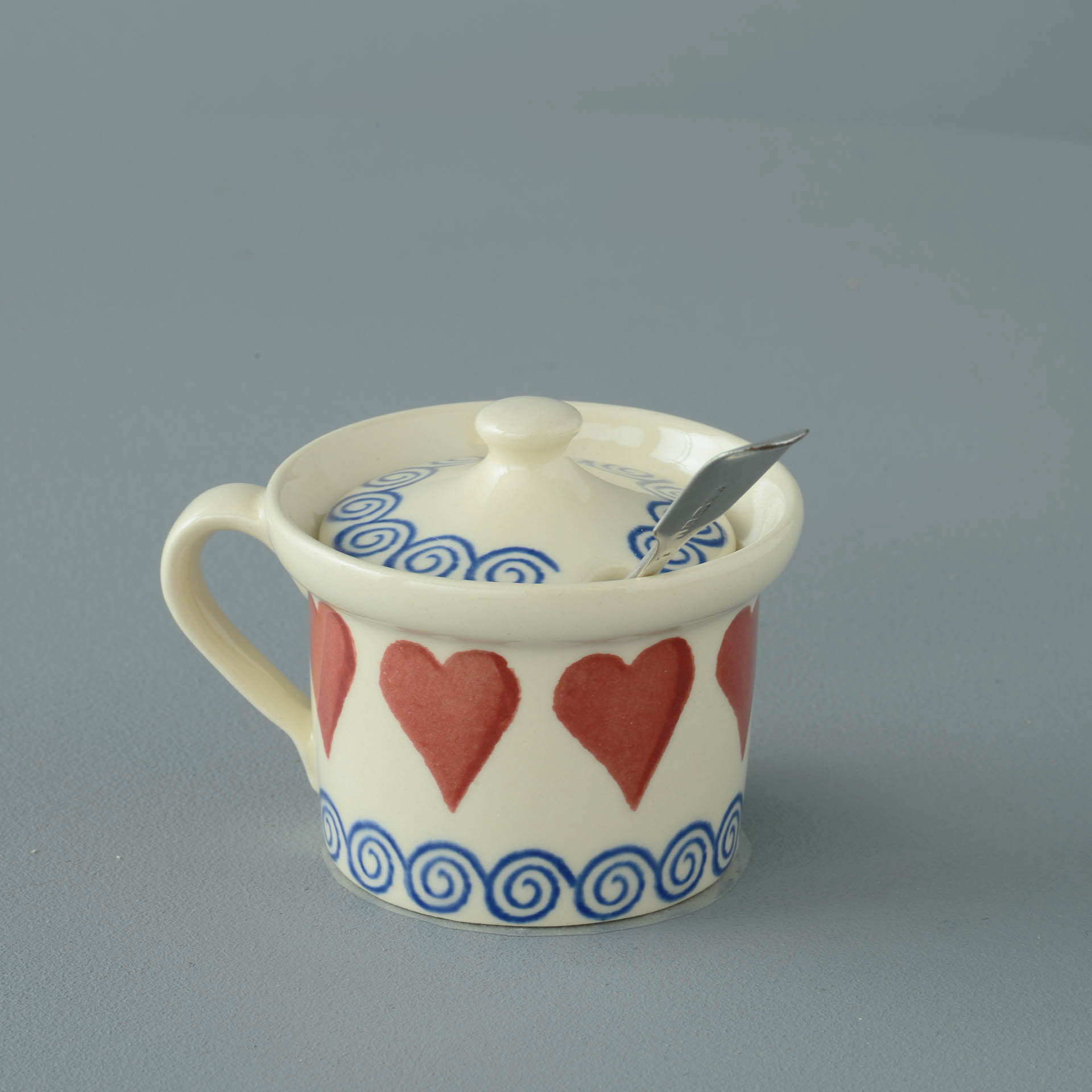 Heart Mustard Pot