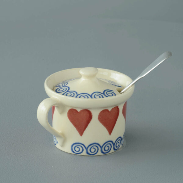 Heart Mustard Pot
