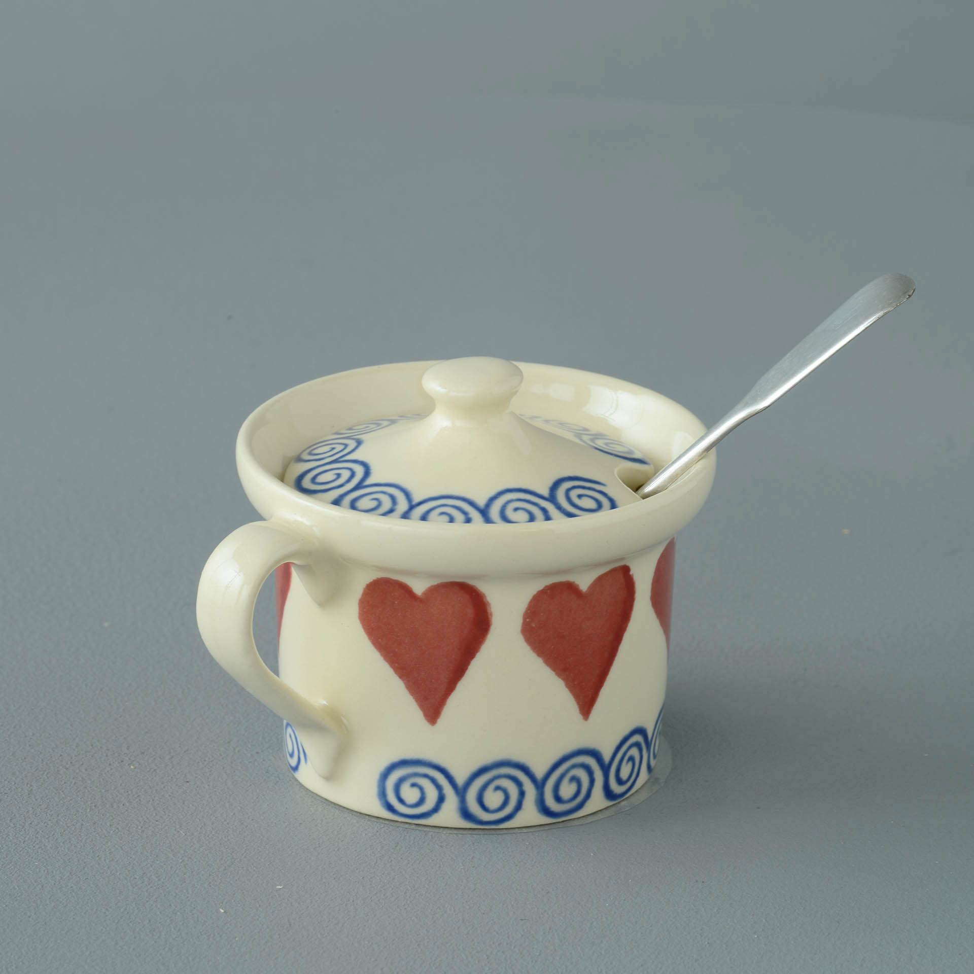 Heart Mustard Pot