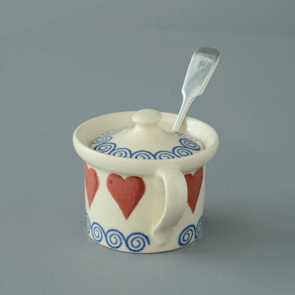 Heart Mustard Pot