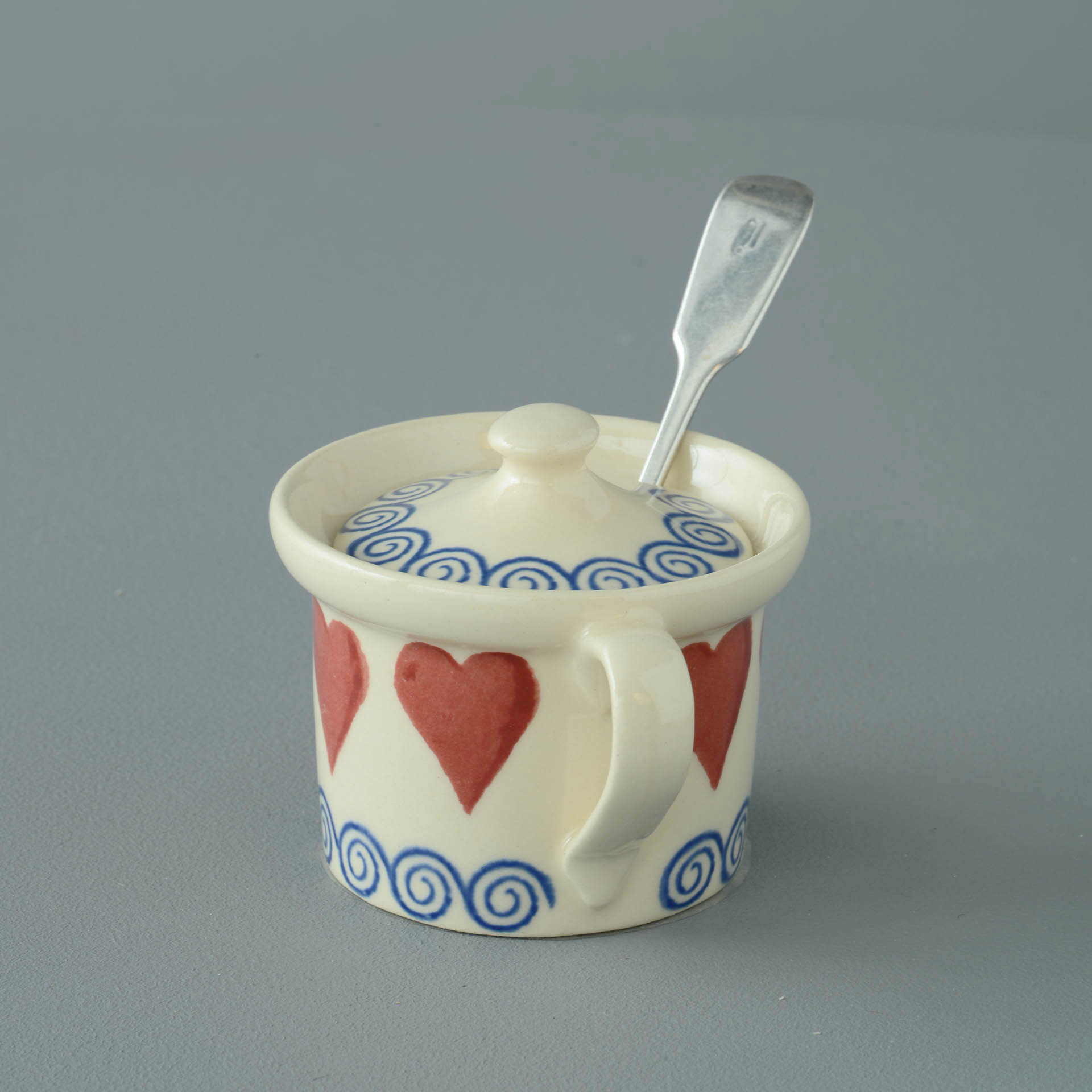Heart Mustard Pot