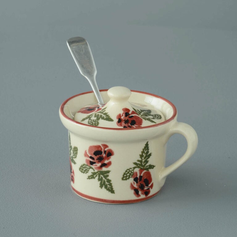 Poppy Mustard Pot
