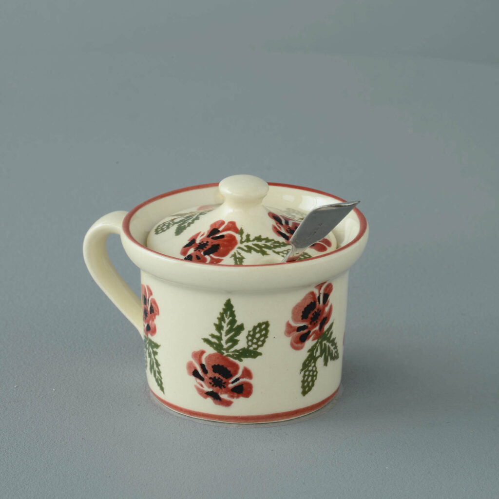 Poppy Mustard Pot