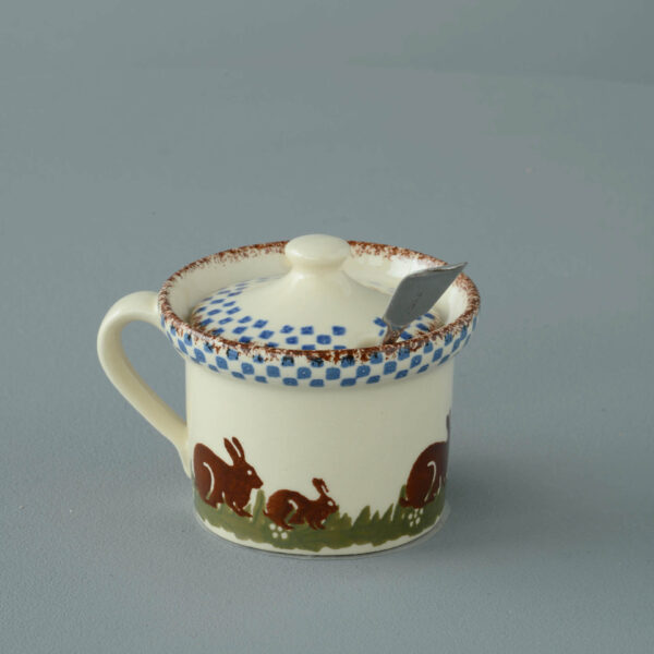 Rabbit Mustard Pot