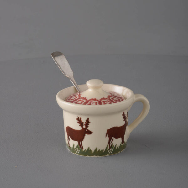 Reindeer Mustard Pot