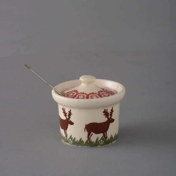 Reindeer Mustard Pot