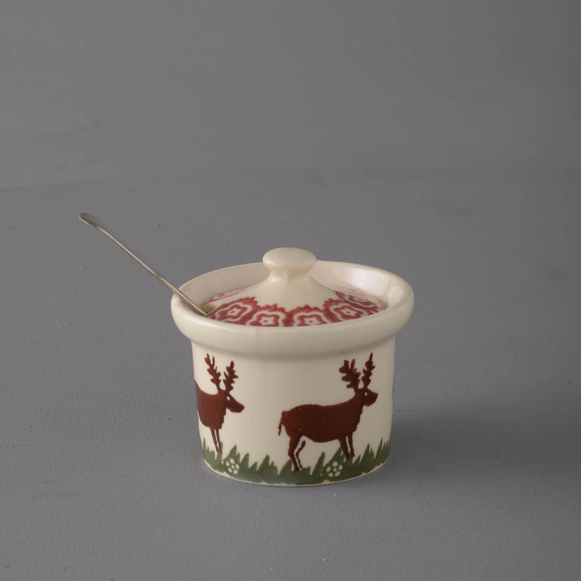 Reindeer Mustard Pot