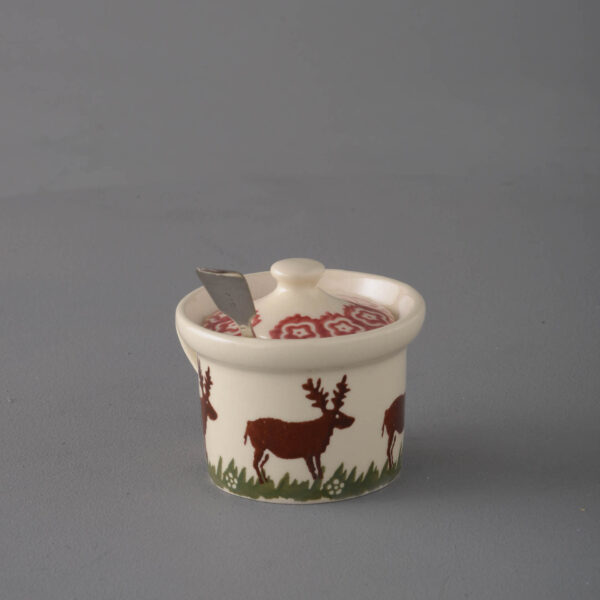 Reindeer Mustard Pot