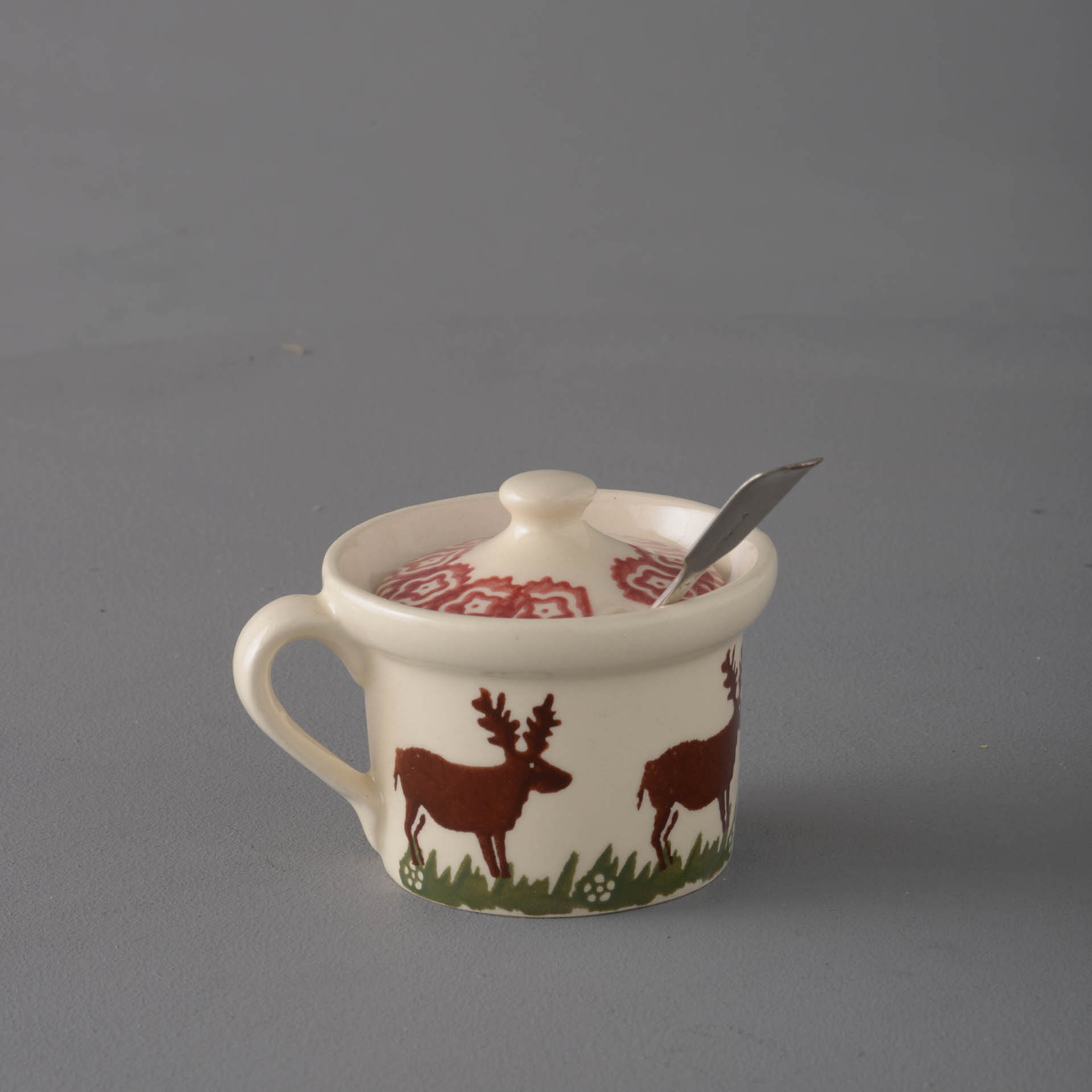 Reindeer Mustard Pot