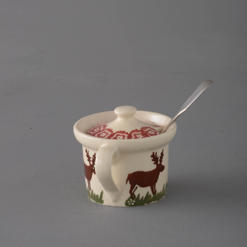Reindeer Mustard Pot