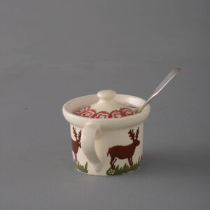 Reindeer Mustard Pot