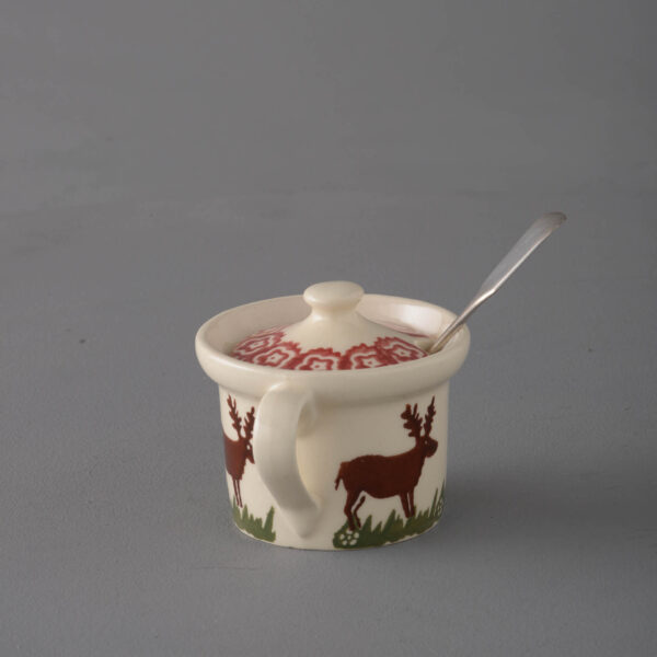 Reindeer Mustard Pot