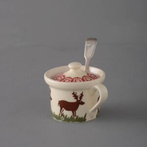 Reindeer Mustard Pot