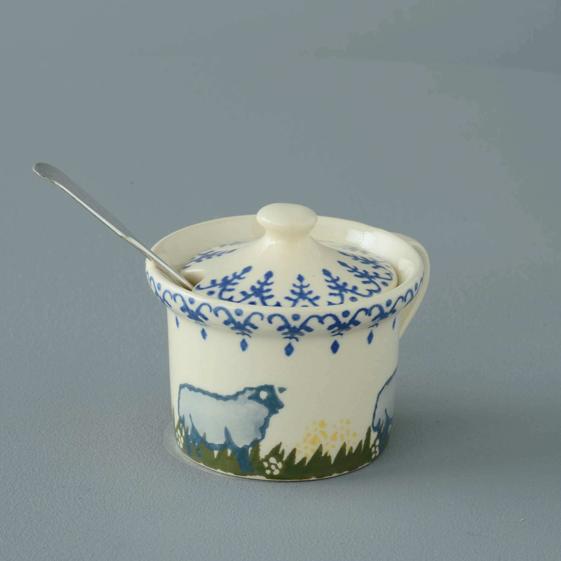 Sheep Mustard Pot