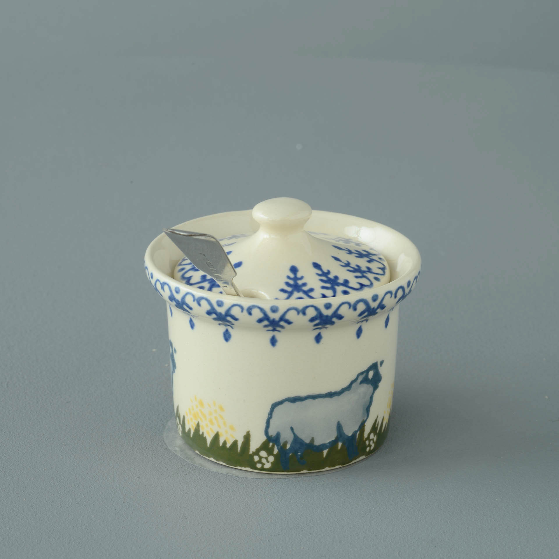 Sheep Mustard Pot