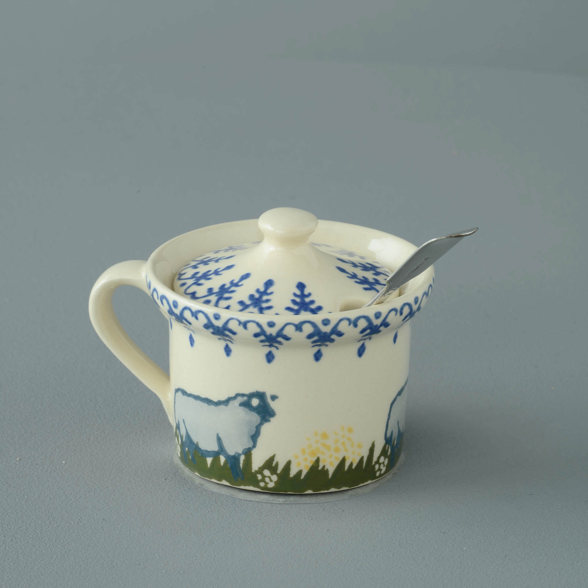 Sheep Mustard Pot