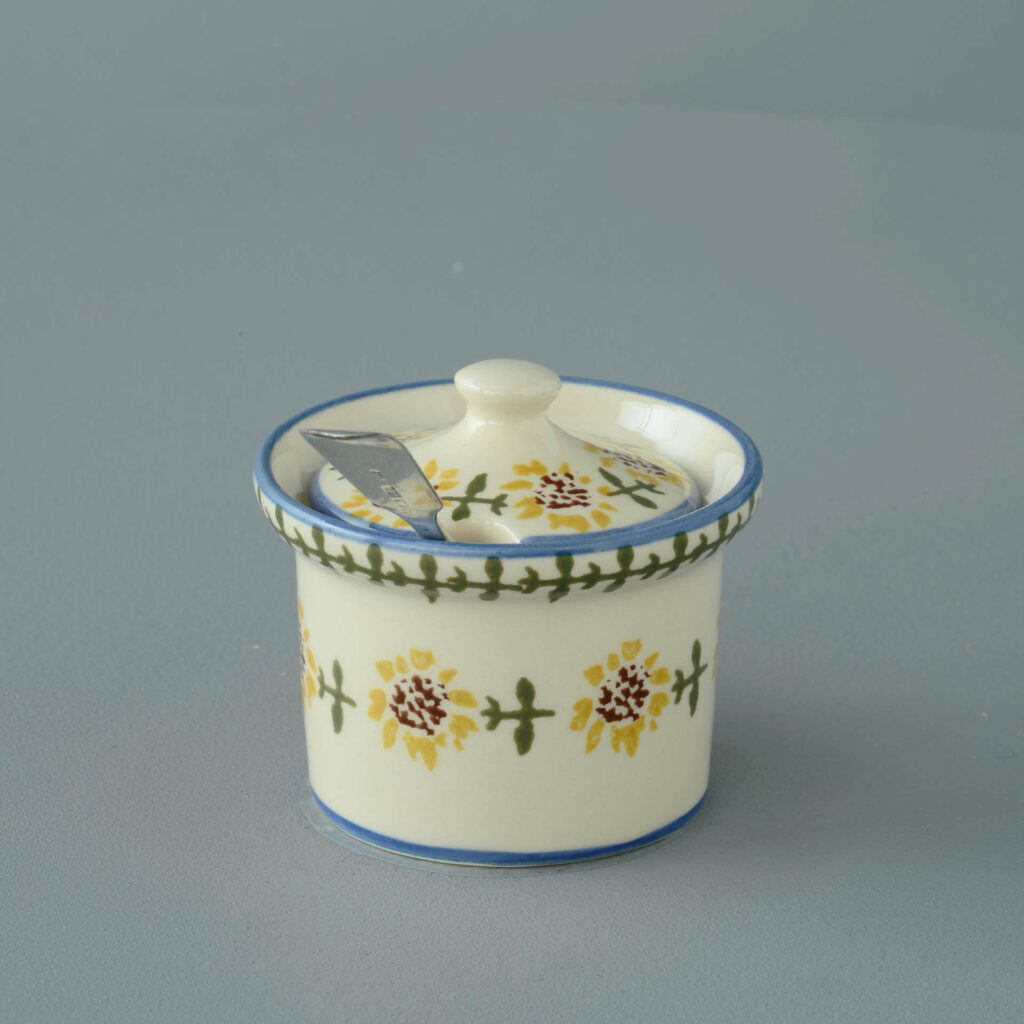 Sunflower Mustard Pot