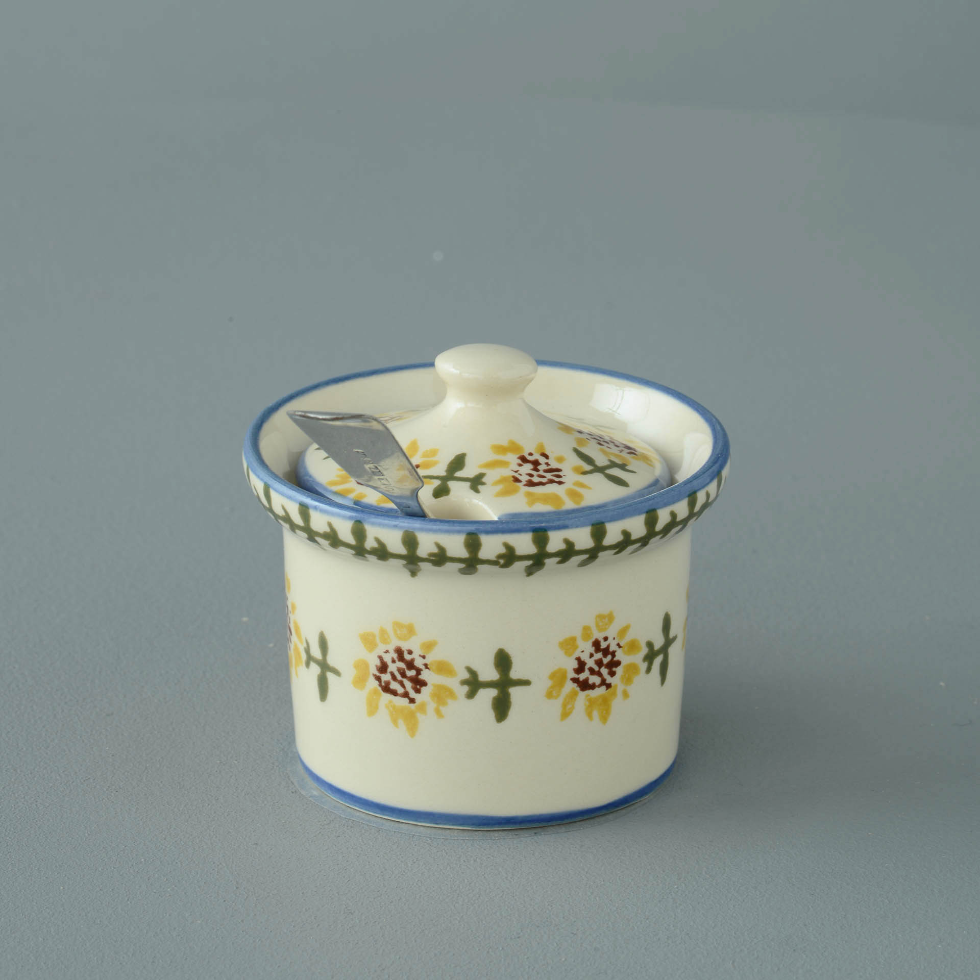 Sunflower Mustard Pot