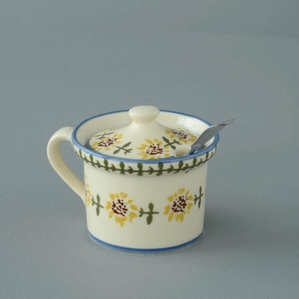 Sunflower Mustard Pot