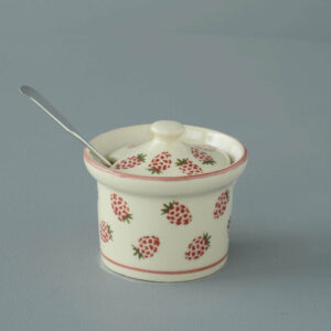 Raspberry Mustard Pot