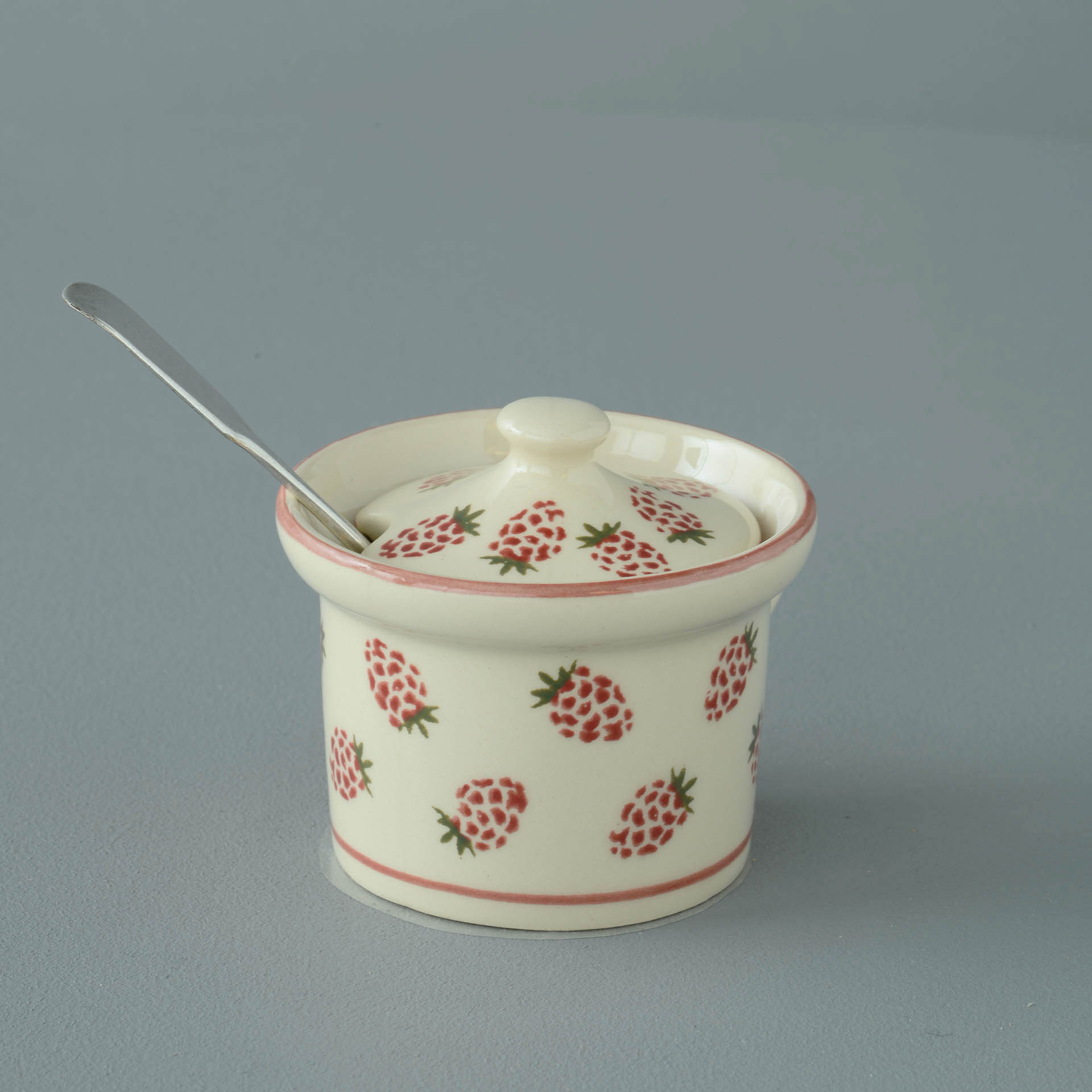 Raspberry Mustard Pot