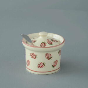 Raspberry Mustard Pot