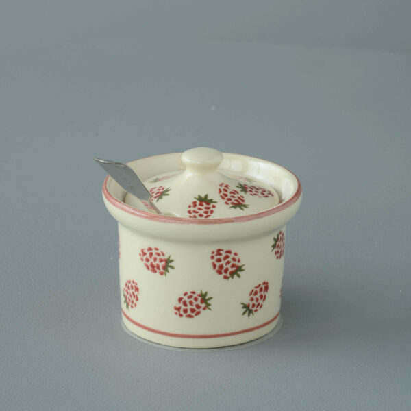 Raspberry Mustard Pot