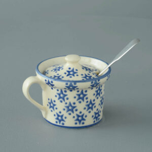 Snowflake Mustard Pot