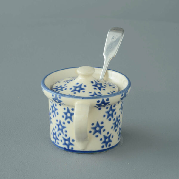 Snowflake Mustard Pot